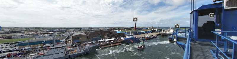 10-voudige panortour Havenfestival IJmuiden