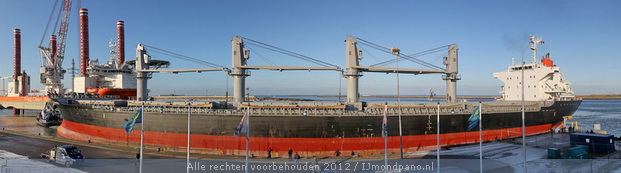 Ocean Victory veilig afgemeerd in IJmuiden